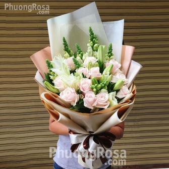 Bó hoa baby khô màu tím phong cách Hàn Quốc làm quà tặng bạn gái tặng mẹ  đồng nghiệp dịp sinh nhật 83 2010 tặng túi BHK03  Anzzar Home Decor